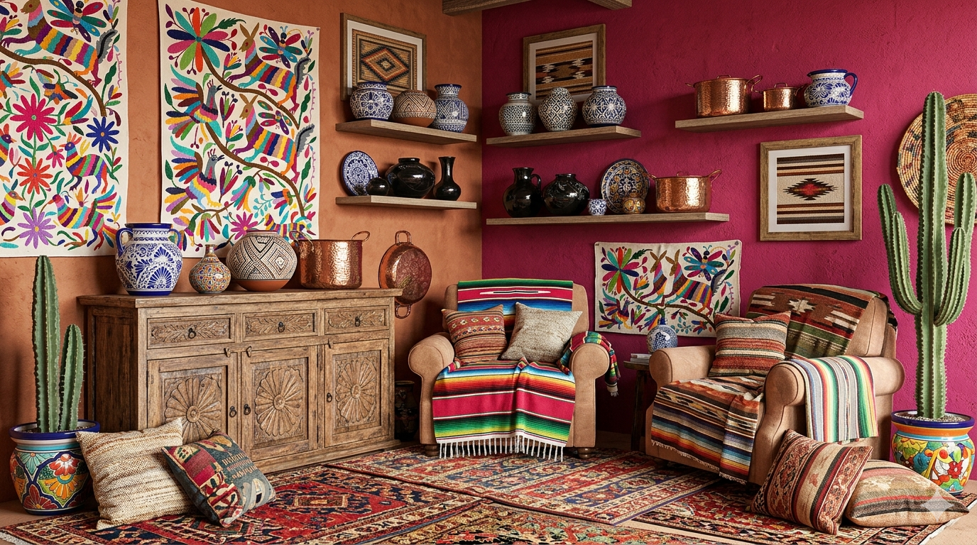 abstract architectural textures with desert sand colors and deep emerald shadows